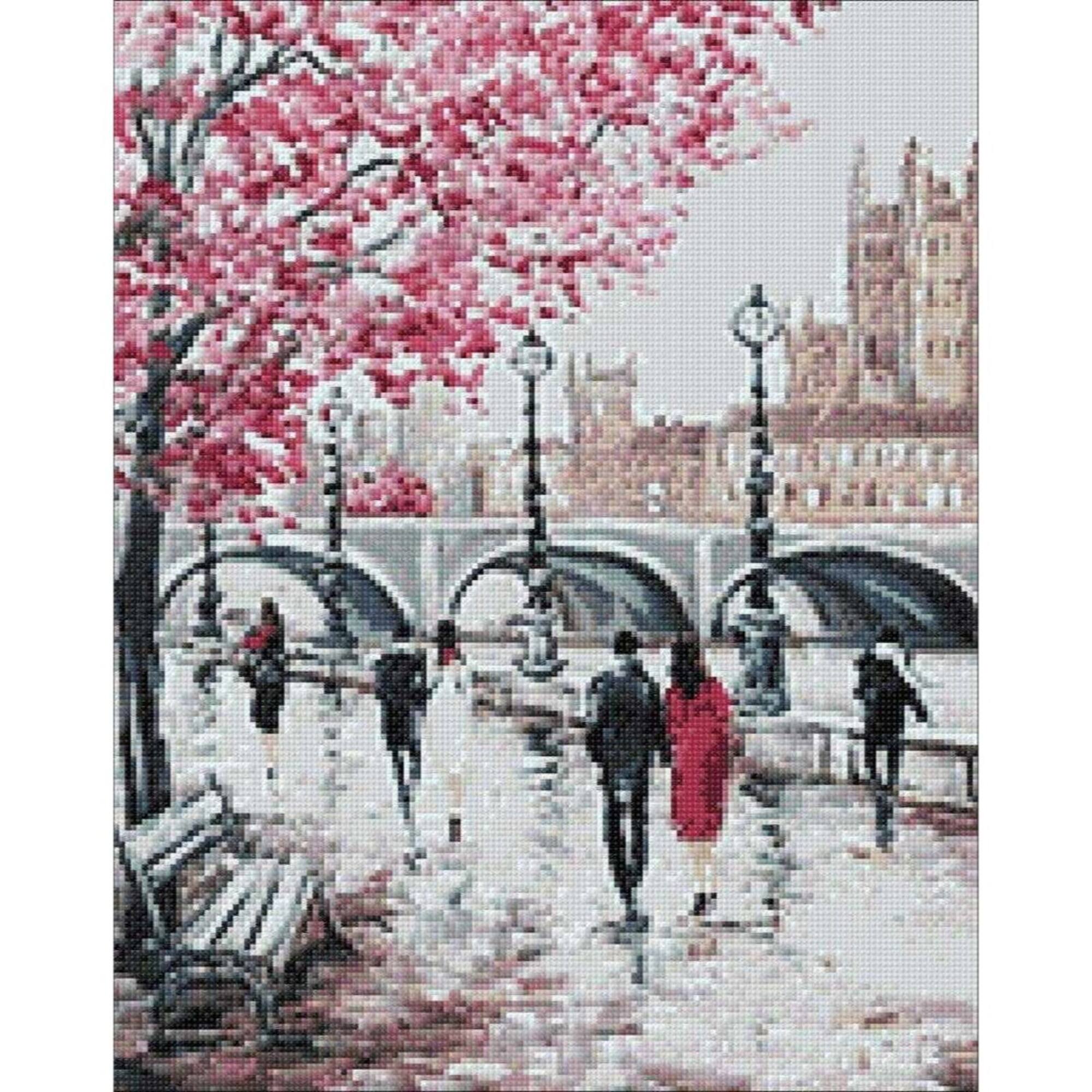 Wizardi City Bridge Diamond Painting Kit